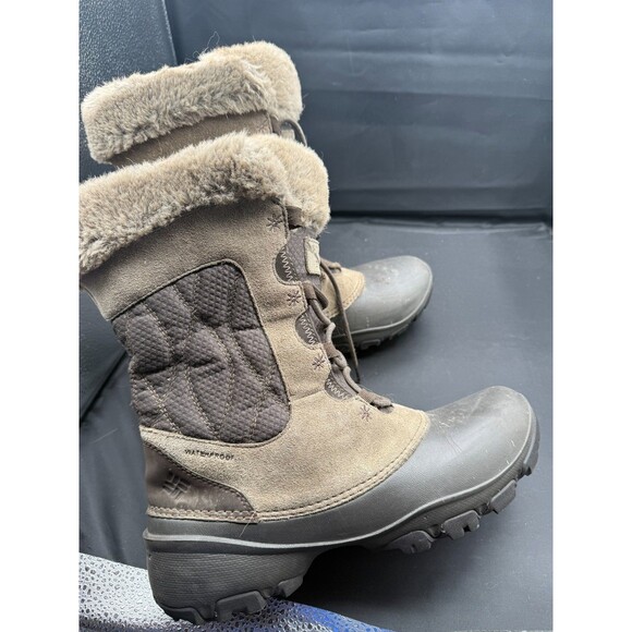 Columbia Sierra Summette  Winter Snow Boots Womens Size 10 Brown BL1561-231 - Picture 1 of 7